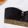 Sexy bikini set - metal decorationsBeachwear