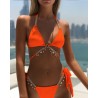 Sexy bikini set - with crystal / metal decorationsBeachwear