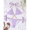 Sexy bikini set - with crystal / metal decorationsBeachwear