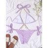 Sexy bikini set - with crystal / metal decorationsBeachwear
