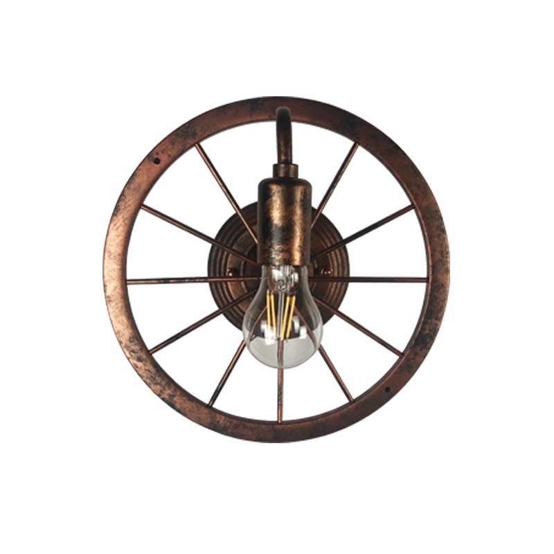Vintage industrial wheel - wall lampWall lights