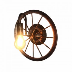 Vintage industrial wheel - wall lampWall lights