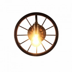 Vintage industrial wheel - wall lampWall lights