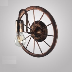 Vintage industrial wheel - wall lampWall lights