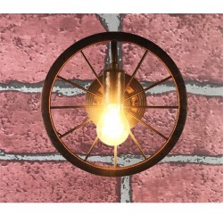 Vintage industrial wheel - wall lampWall lights