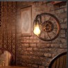 Vintage industrial wheel - wall lampWall lights
