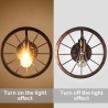 Vintage industrial wheel - wall lampWall lights