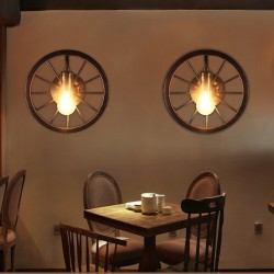 Vintage industrial wheel - wall lampWall lights