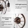 Vintage industrial wheel - wall lampWall lights
