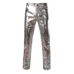 Fashionable shiny metallic pantsPants