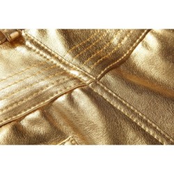 Fashionable shiny metallic pantsPants