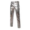 Fashionable shiny metallic pantsPants