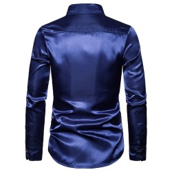 Shiny metallic long sleeve shirt - with decorative sequinsT-shirts