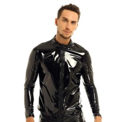 Shiny patent leather jacketJackets