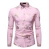 Luxurious long sleeve shirt - printed golden rosesT-shirts