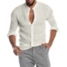 Classic long sleeve linen shirtT-shirts