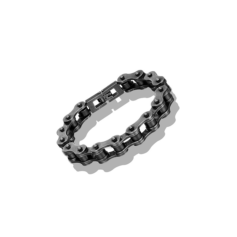 Retro stainless steel bracelet - motorcycle chain designBracelets