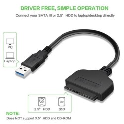 SATA cable to USB 3.0 / USB 2.0 - adapterCables