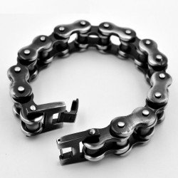 Stainless steel bracelet - motorcycle chain linksBracelets