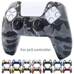 Silicone cover case - for Sony PS5 Controller - with thumb gripsControllers