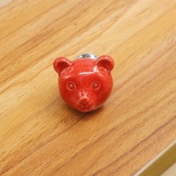 3D ceramic bear - furniture handles - knobsFurniture