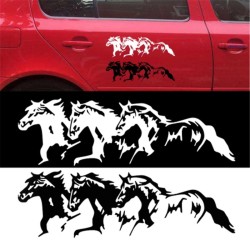 Vinyl car sticker - three horsesStickers