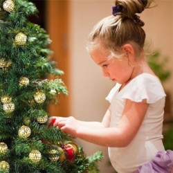 LED string - silver metal balls - battery powered - Christmas / garden decorationLights & lighting