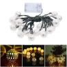 LED string - silver metal balls - battery powered - Christmas / garden decorationLights & lighting