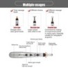 Multifunction electric massage pen - acupuncture - pain relief - beauty roller - with laser lightMassage