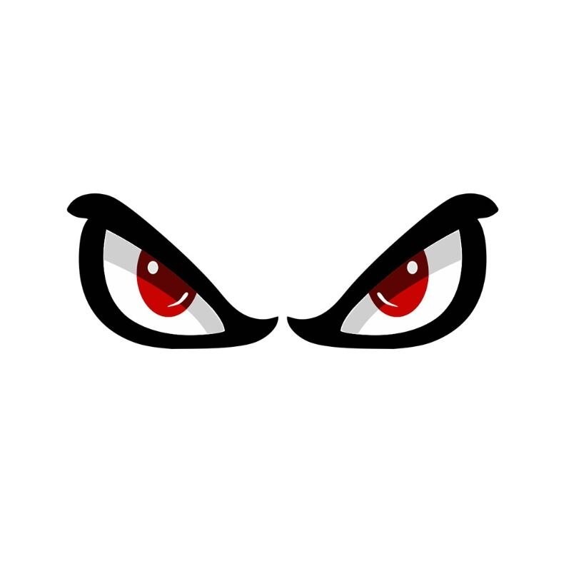 Reflective car sticker - red eyesStickers