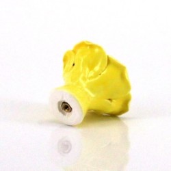 Ceramic furniture handles - roses shaped knobs - 10 piecesFurniture