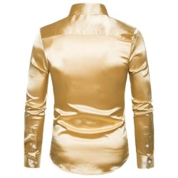 Satin long sleeve shirtT-shirts