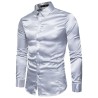 Satin long sleeve shirtT-shirts