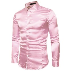 Satin long sleeve shirtT-shirts