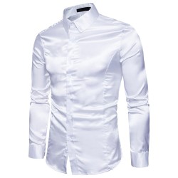 Satin long sleeve shirtT-shirts
