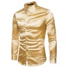 Satin long sleeve shirtT-shirts