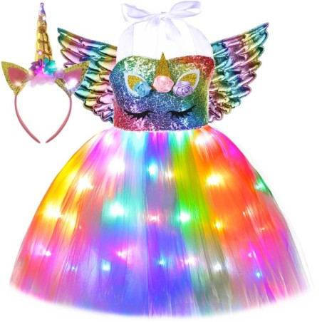 Unicorn costume - dress - with LEDCostumes