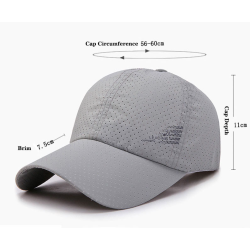 Summer baseball cap - with mesh - unisexHats & Caps