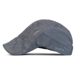 Trendy visor cap - newsboy style - with mesh - unisexHats & Caps