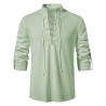 Classic long sleeve shirt - tie up necklineT-shirts