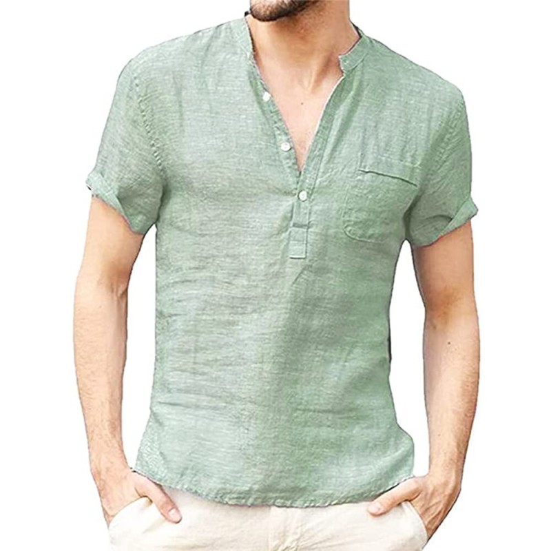 Classic short sleeve shirt - buttoned necklineT-shirts