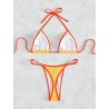 Sexy bikini set - with metal decorationsBeachwear
