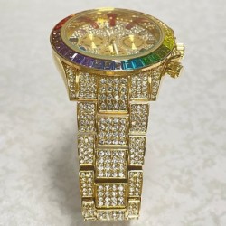 MISSFOX - luxury Quartz watch - rainbow diamonds - waterproofWatches