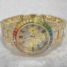 MISSFOX - luxury Quartz watch - rainbow diamonds - waterproofWatches