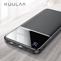 Portable power bank - external battery charger - dual USB - LCD display - 10000mAhPower Banks