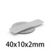 N35 - neodymium magnet - strong rectangular block - 40mm * 10mm * 2mmN35