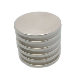 N52 - neodymium magnet - strong round disc - 25mm * 2mm - 10 piecesN52