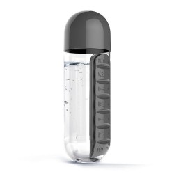 Daily pill organizer - box - water bottle - leak-proof - 600mlWater bottles