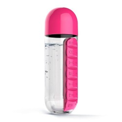 Daily pill organizer - box - water bottle - leak-proof - 600mlWater bottles