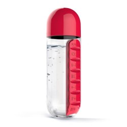 Daily pill organizer - box - water bottle - leak-proof - 600mlWater bottles